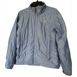 The North Face Sky Blue Quilted Jacket